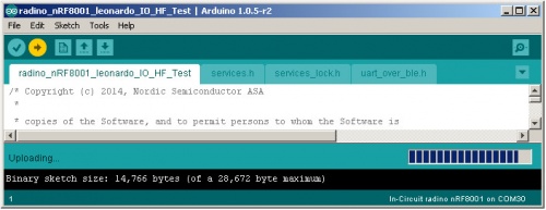 Arduino IDE Upload